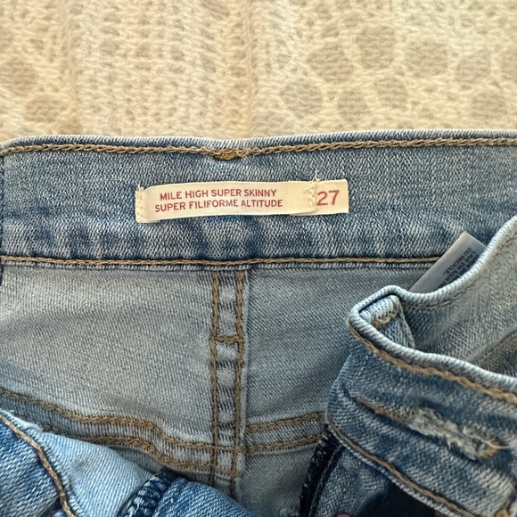 Levi’s mile high super skinny size 27 - Picture 3 of 3